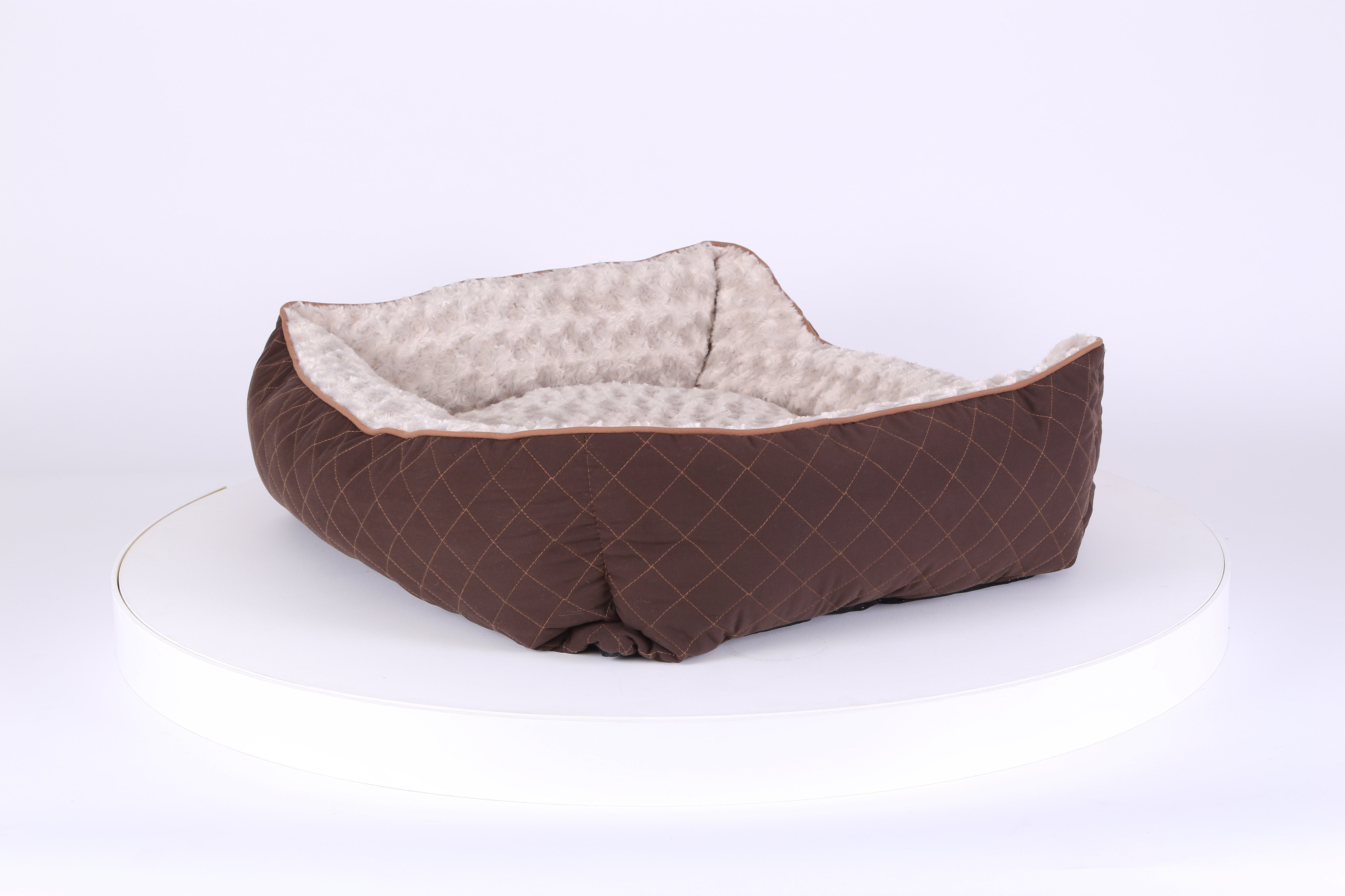 Wilton Box Dog Bed - Brown Dog Bed Scruffs® 