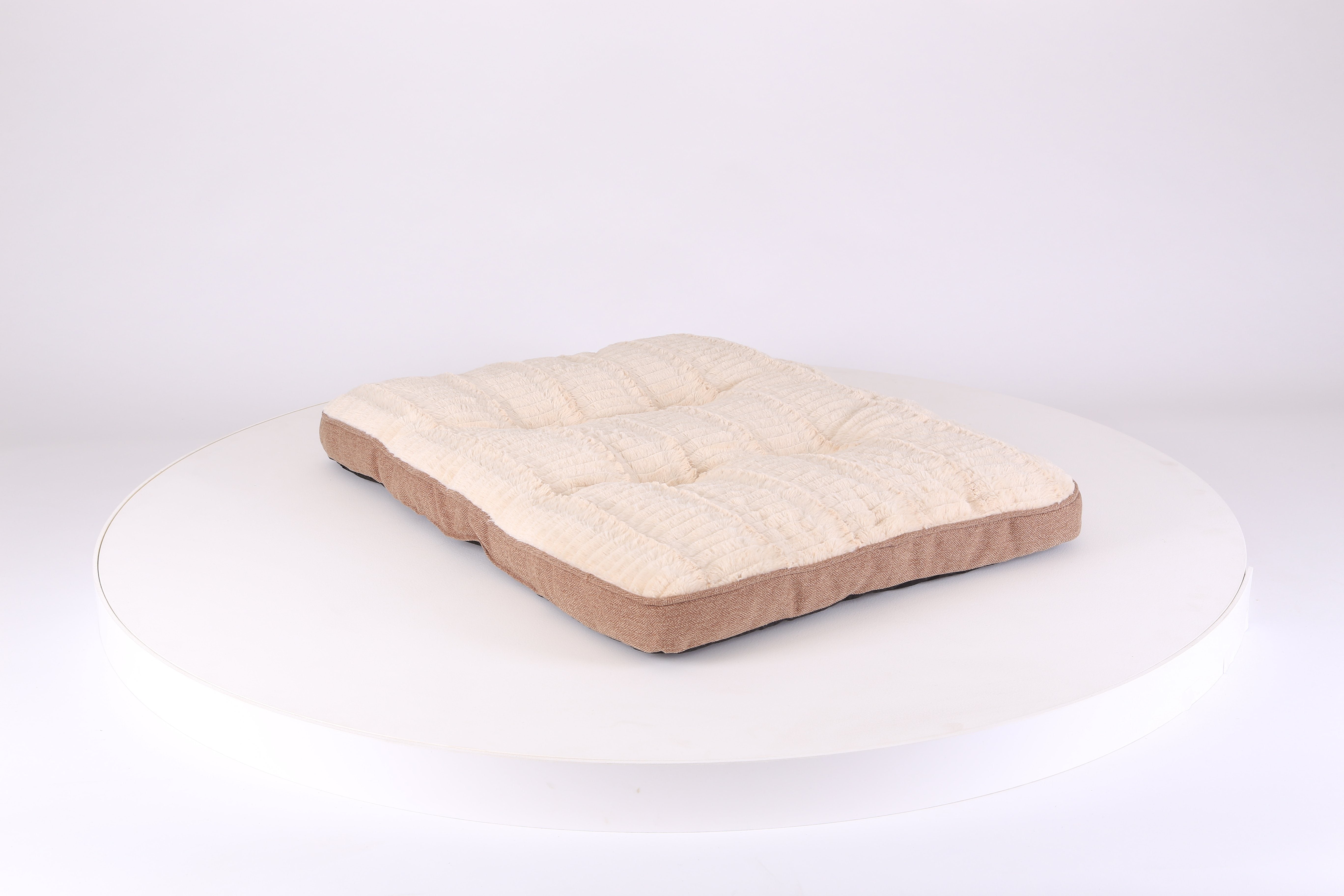 Ellen Dog Mattress - Tan Dog Bed Scruffs® 