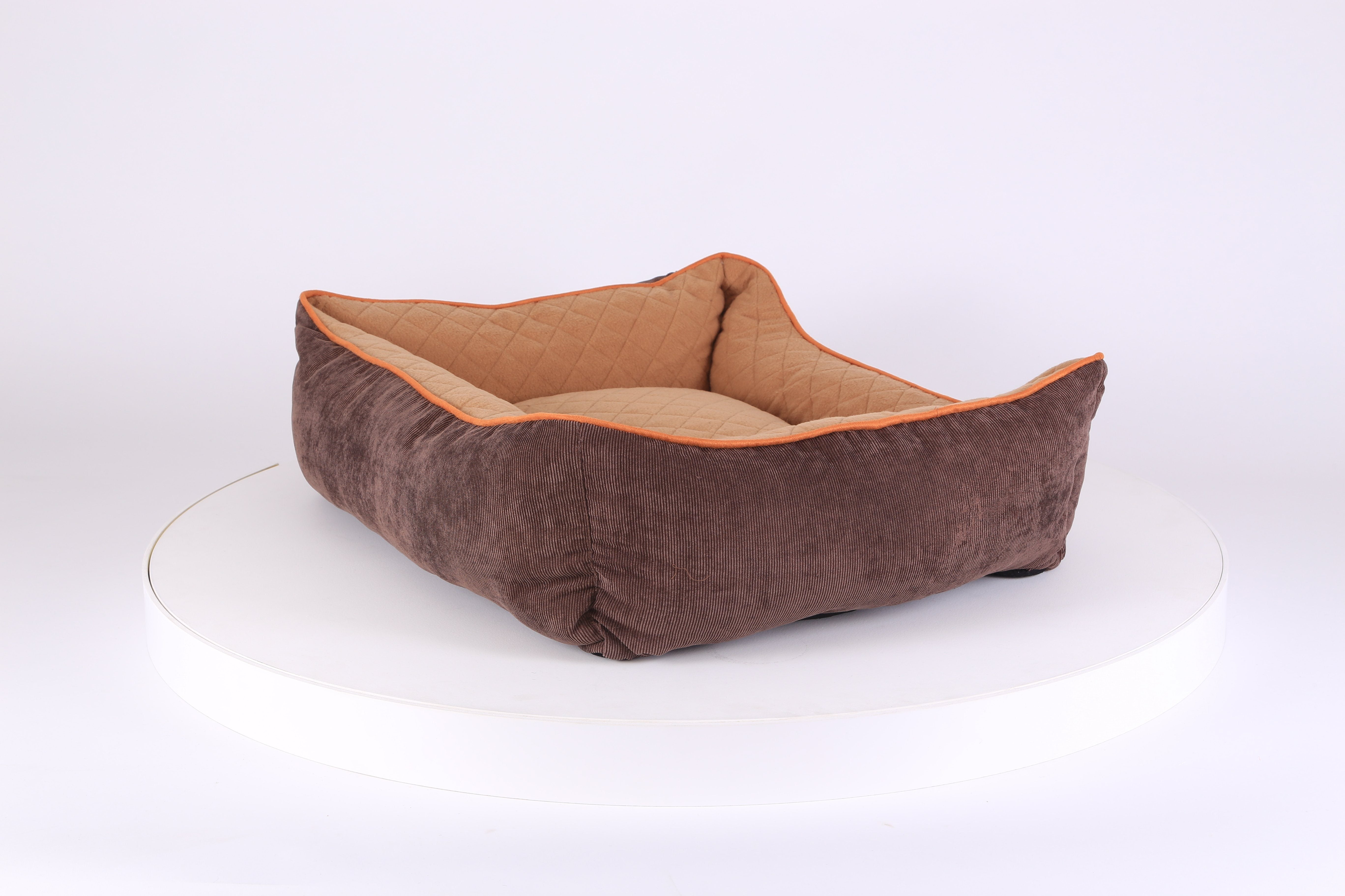 Thermal Box Bed - Brown & Tan Dog Bed Scruffs® 