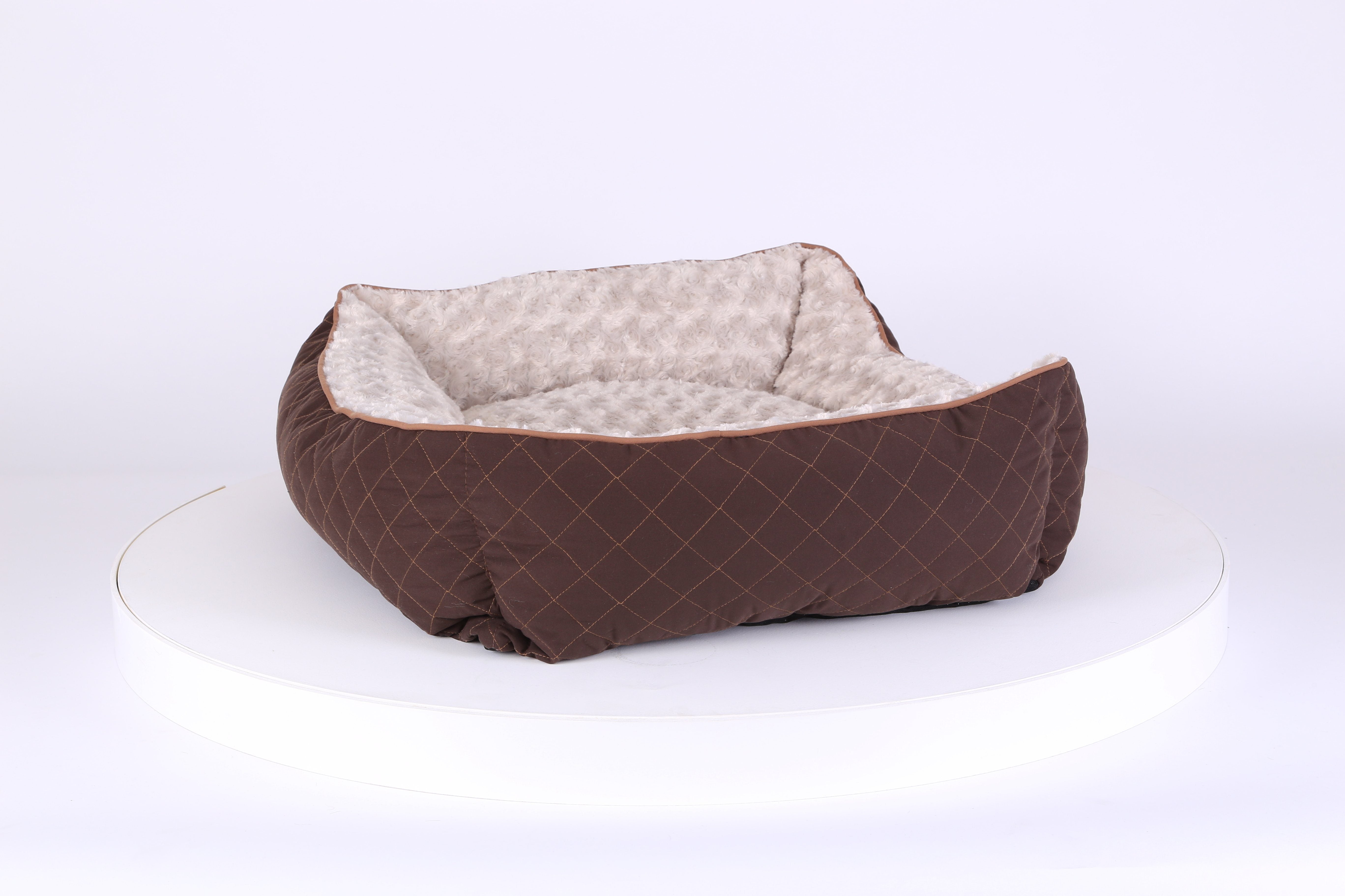 Wilton Box Dog Bed - Brown Dog Bed Scruffs® 