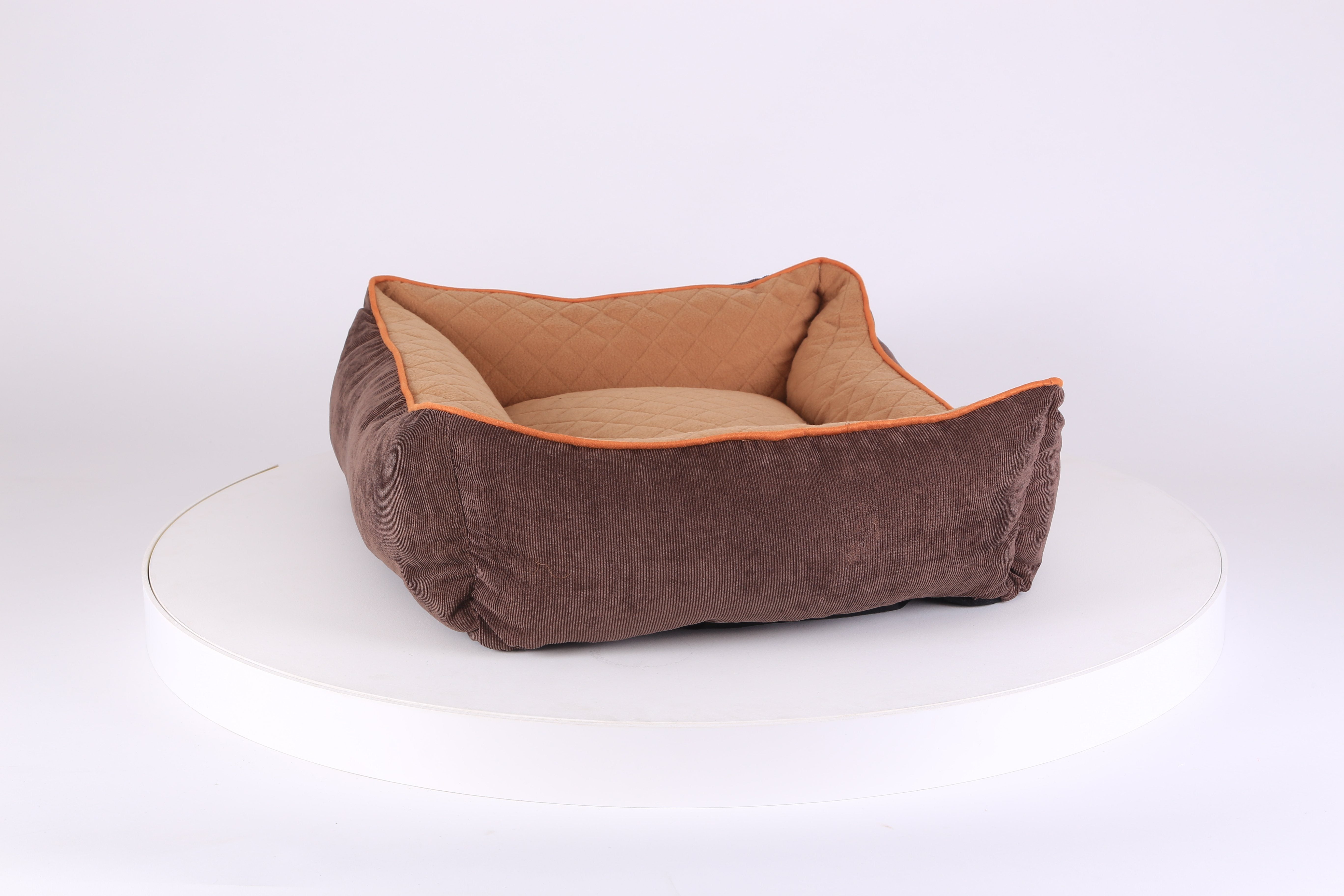 Thermal Box Bed - Brown & Tan Dog Bed Scruffs® 