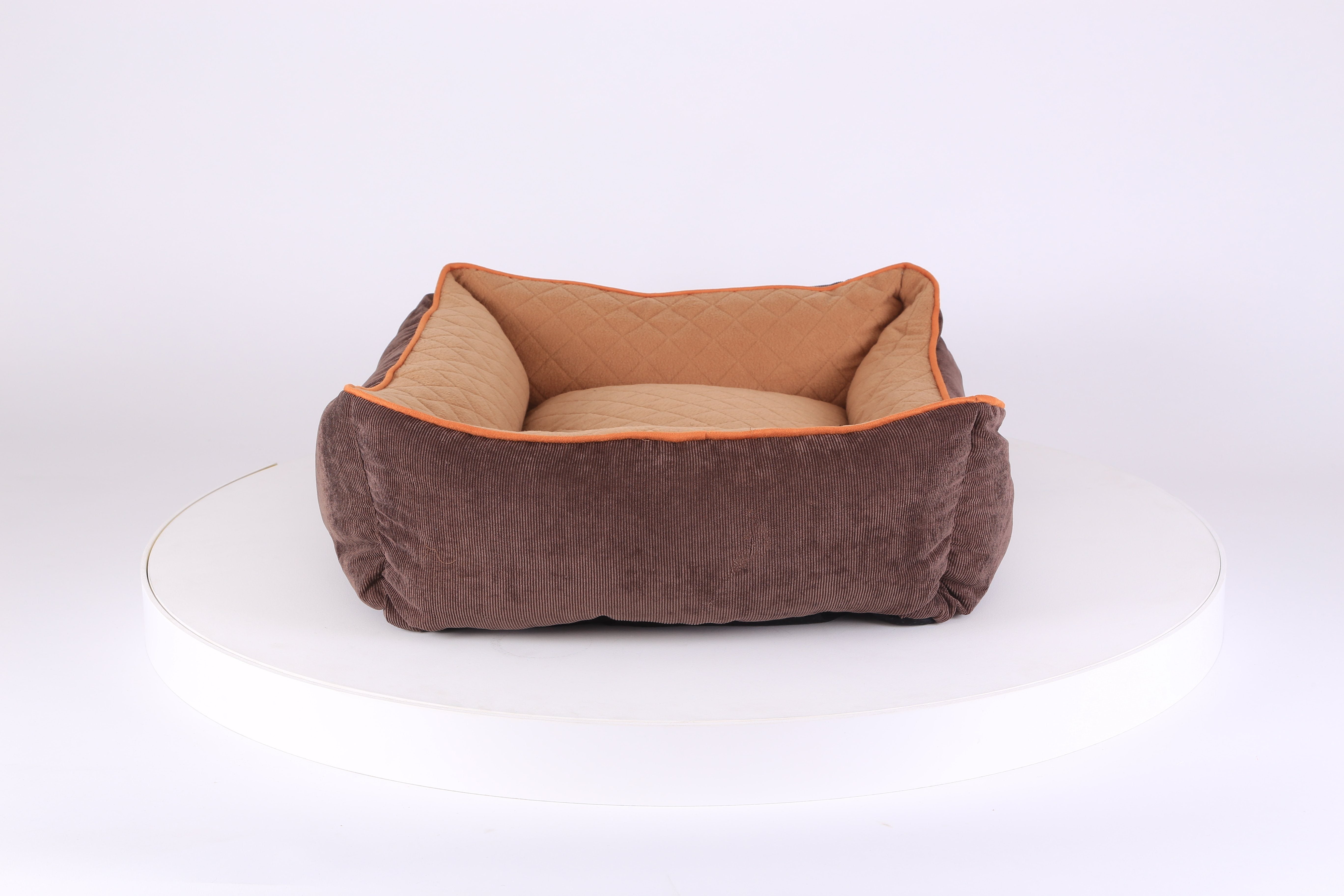 Thermal Box Bed - Brown & Tan Dog Bed Scruffs® 