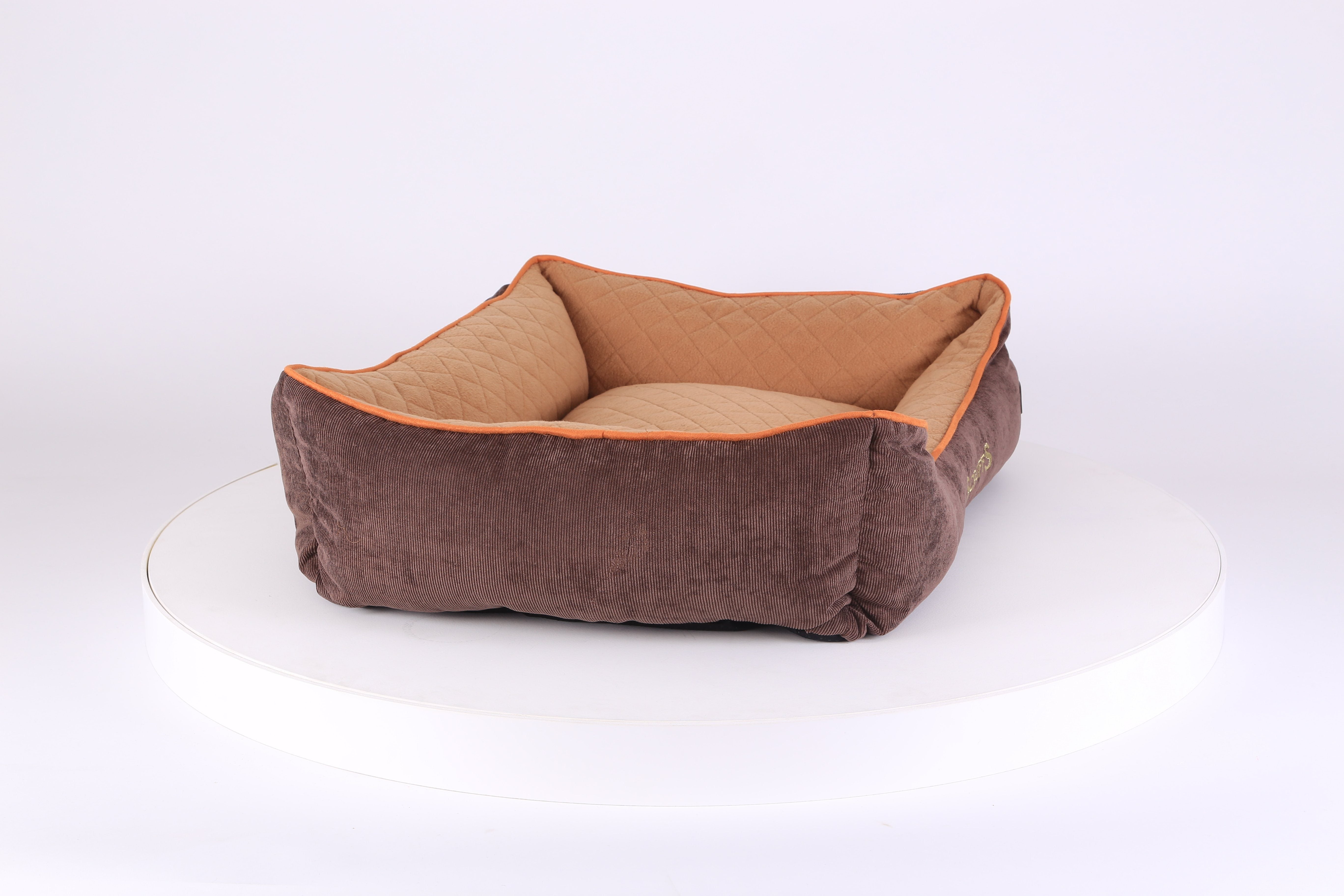 Thermal Box Bed - Brown & Tan Dog Bed Scruffs® 