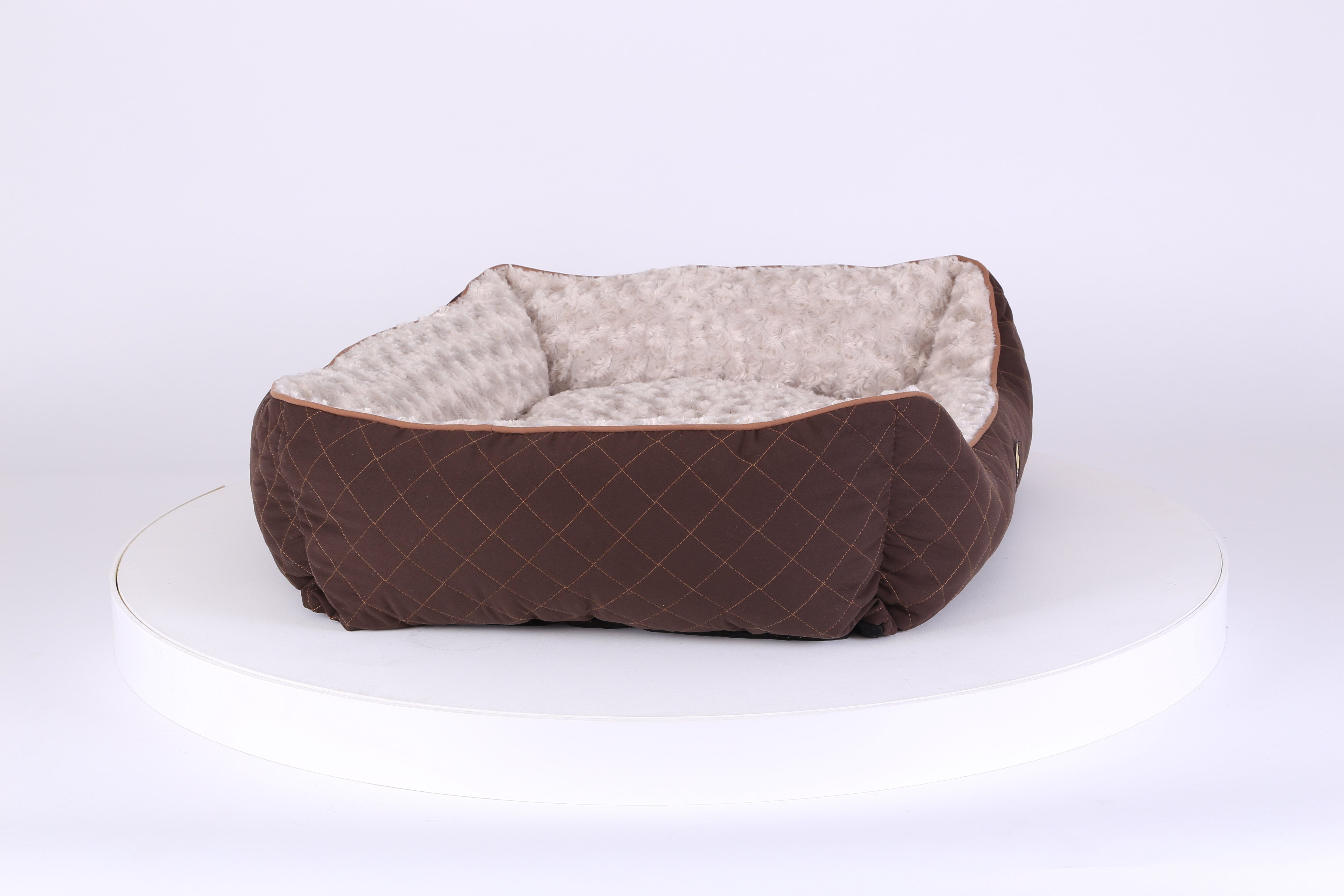 Wilton Box Dog Bed - Brown Dog Bed Scruffs® 