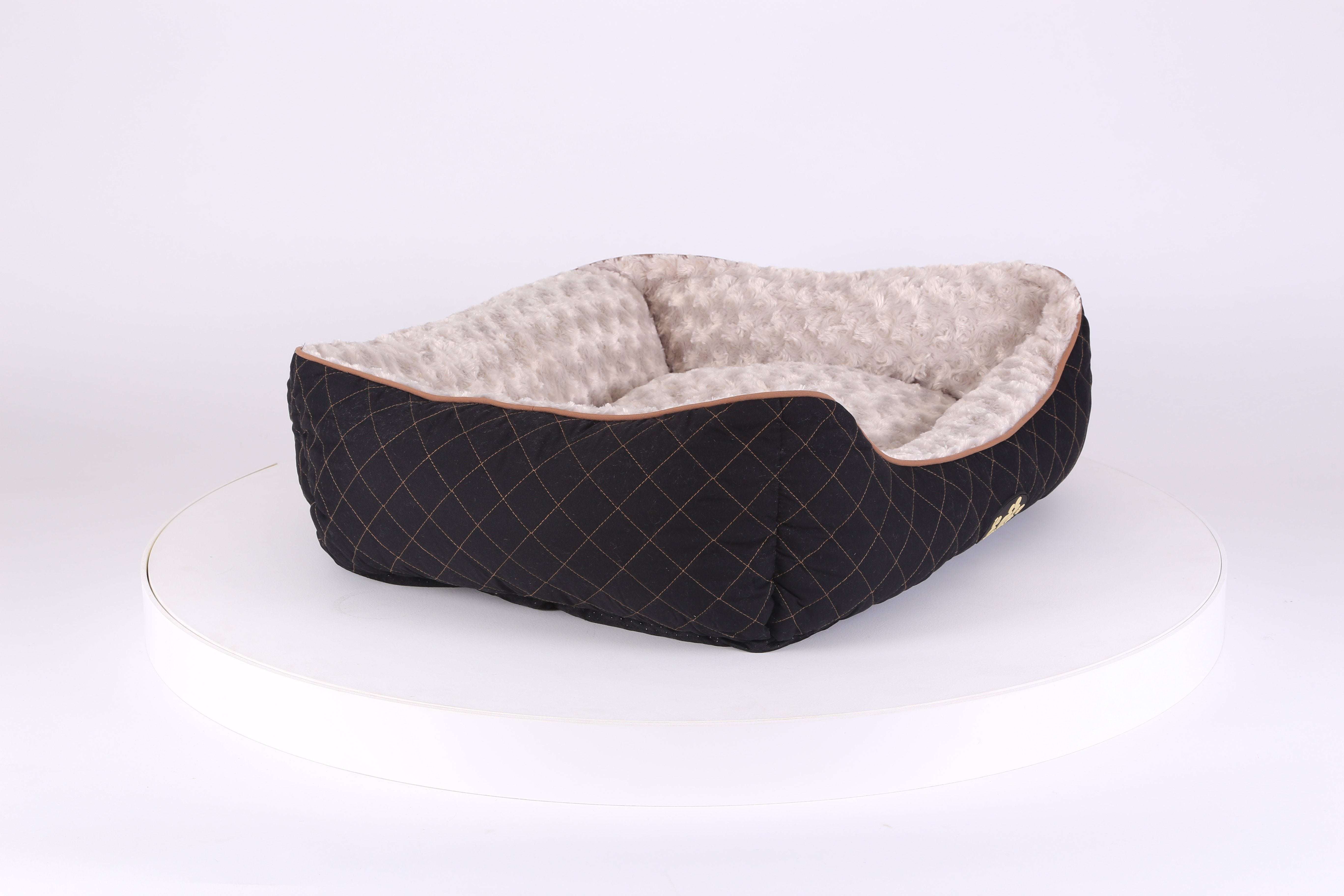 Wilton Box Dog Bed - Black Dog Bed Scruffs® 