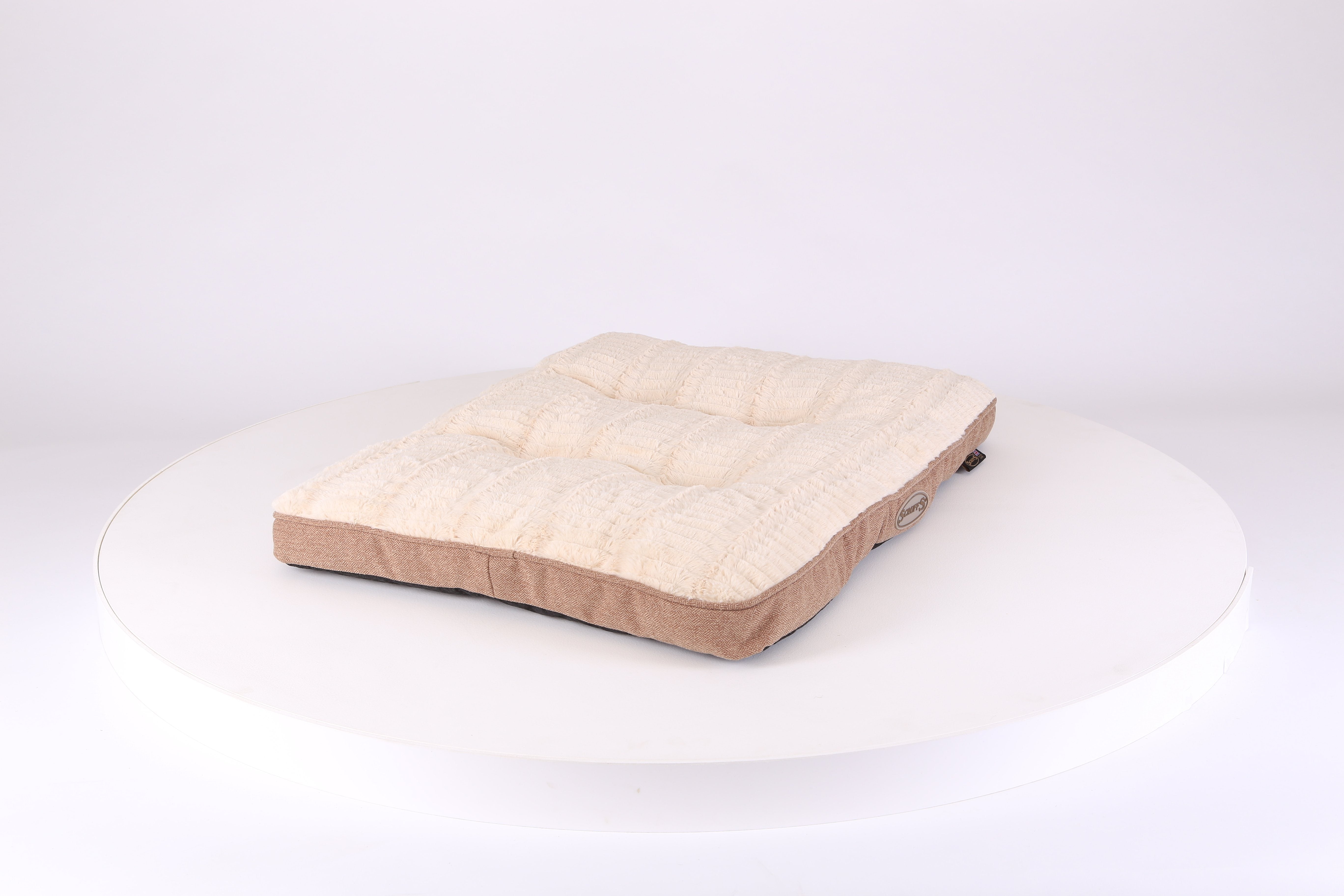 Ellen Dog Mattress - Tan Dog Bed Scruffs® 