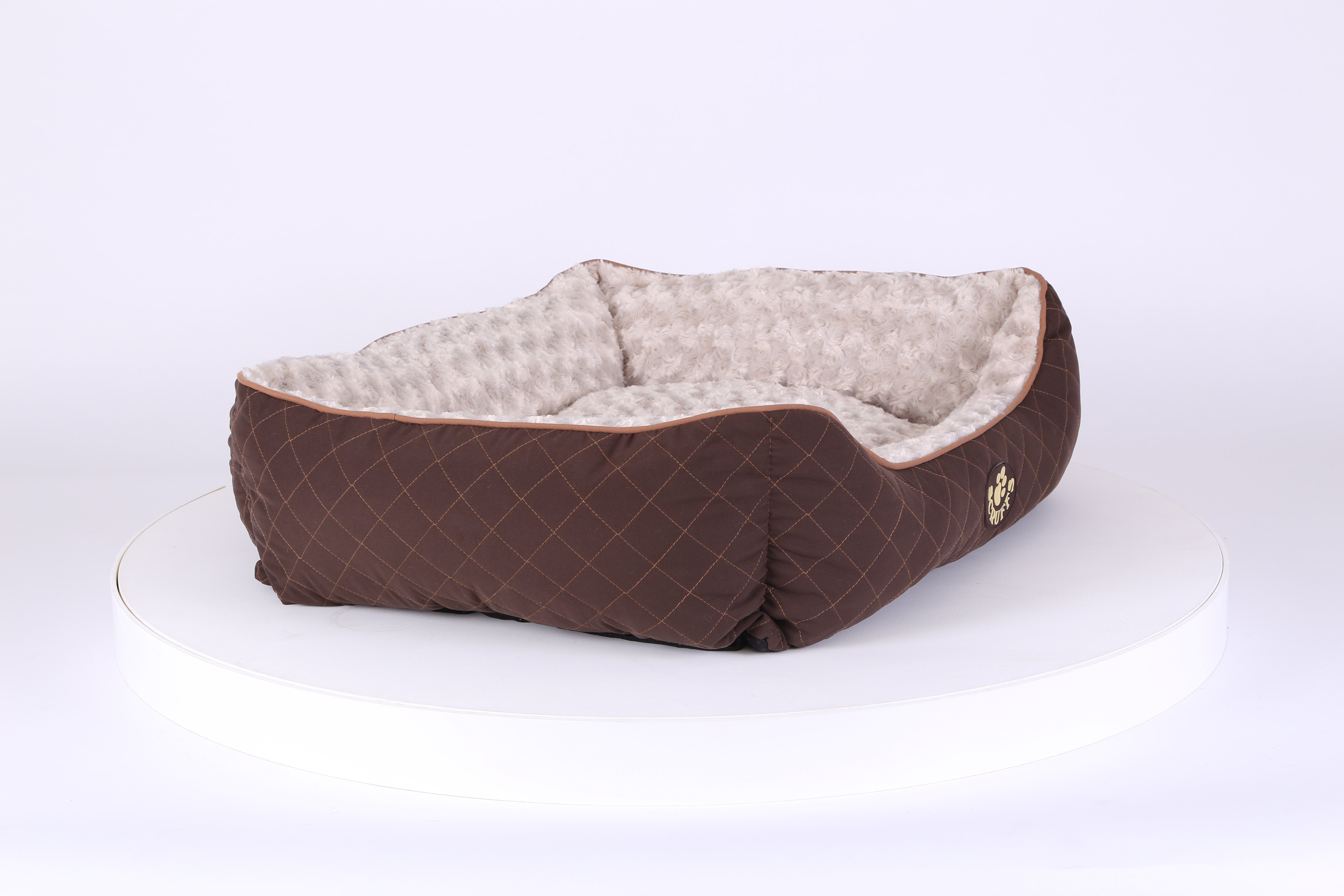 Wilton Box Dog Bed - Brown Dog Bed Scruffs® 