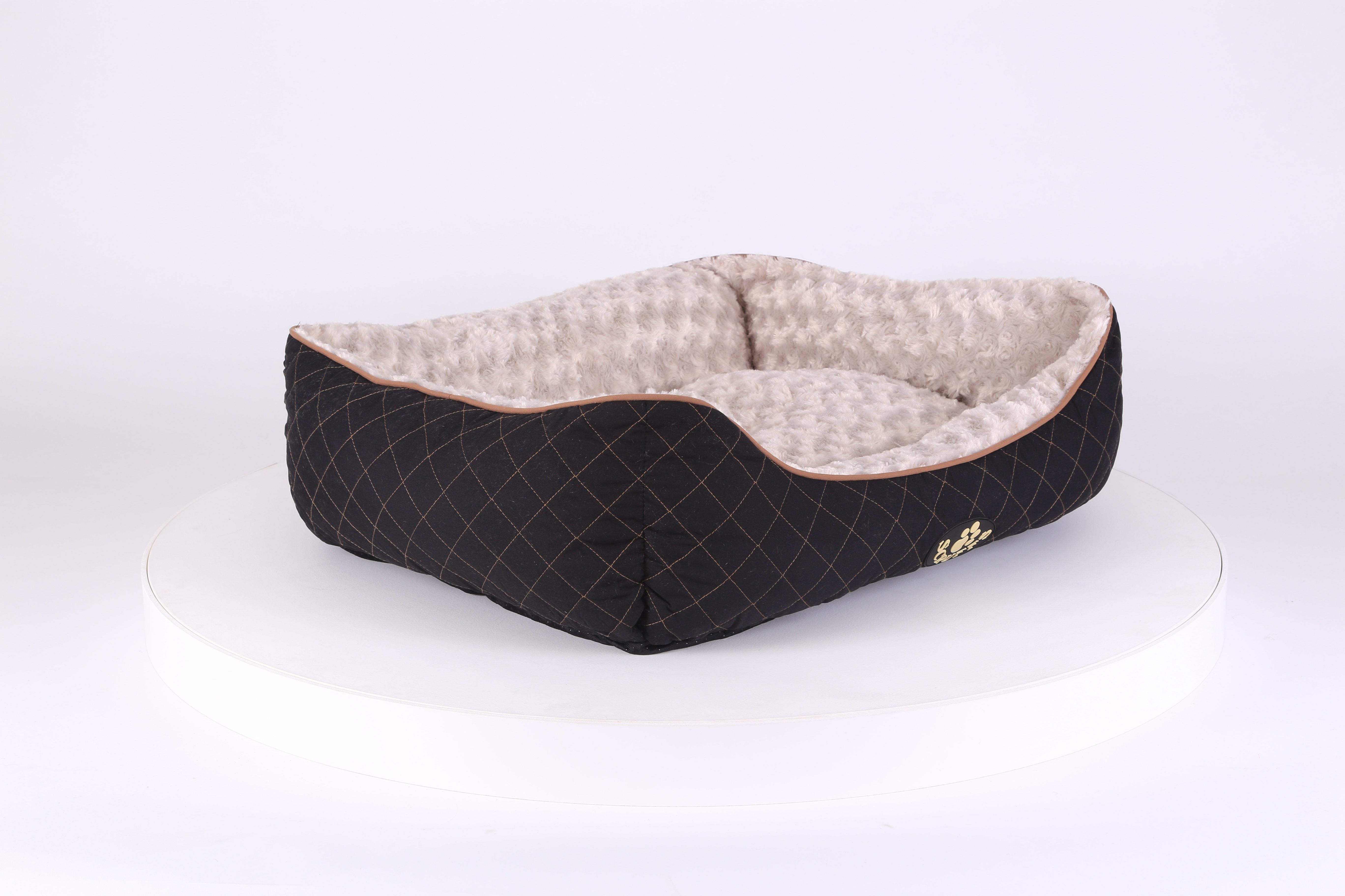 Wilton Box Dog Bed - Black Dog Bed Scruffs® 