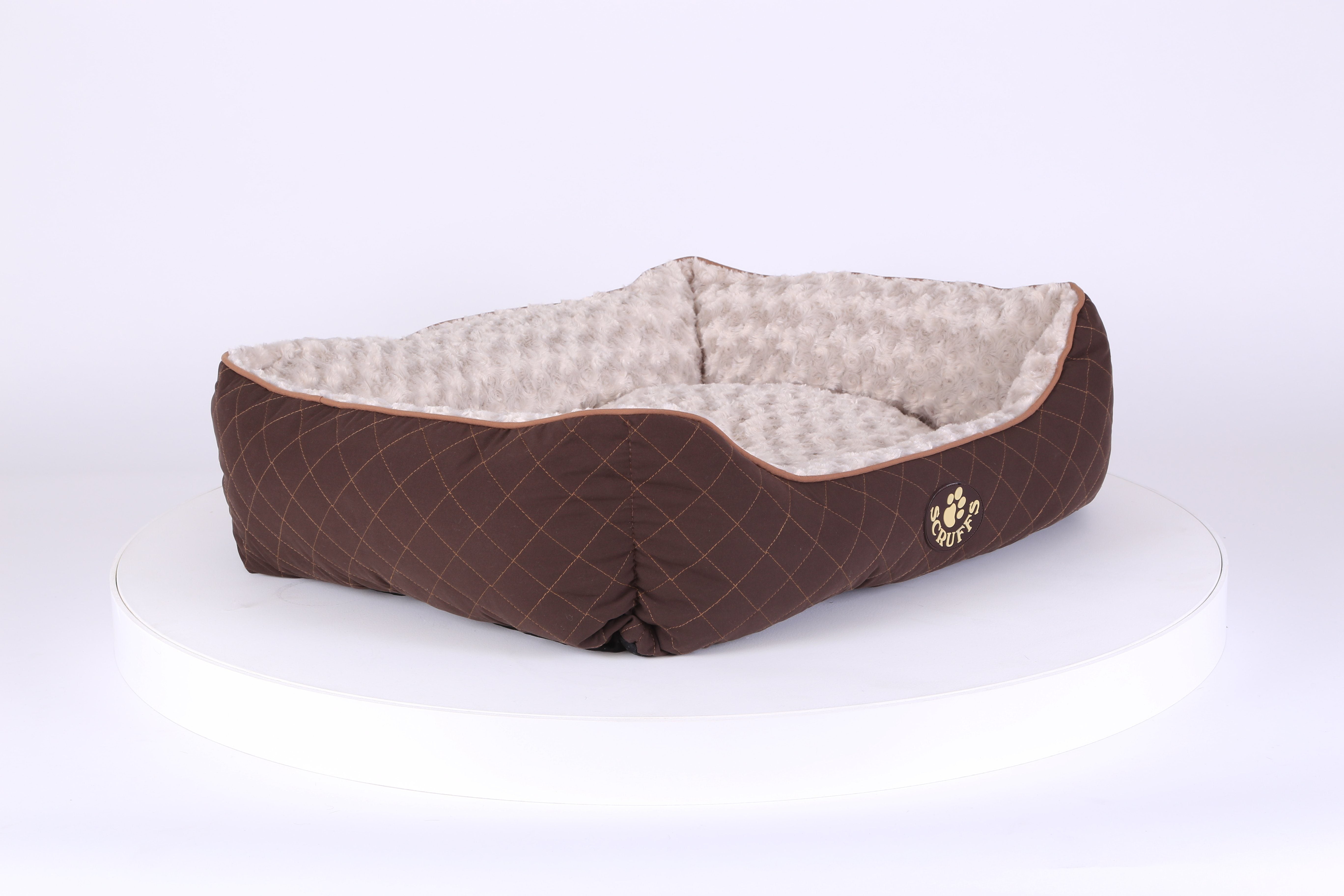 Wilton Box Dog Bed - Brown Dog Bed Scruffs® 
