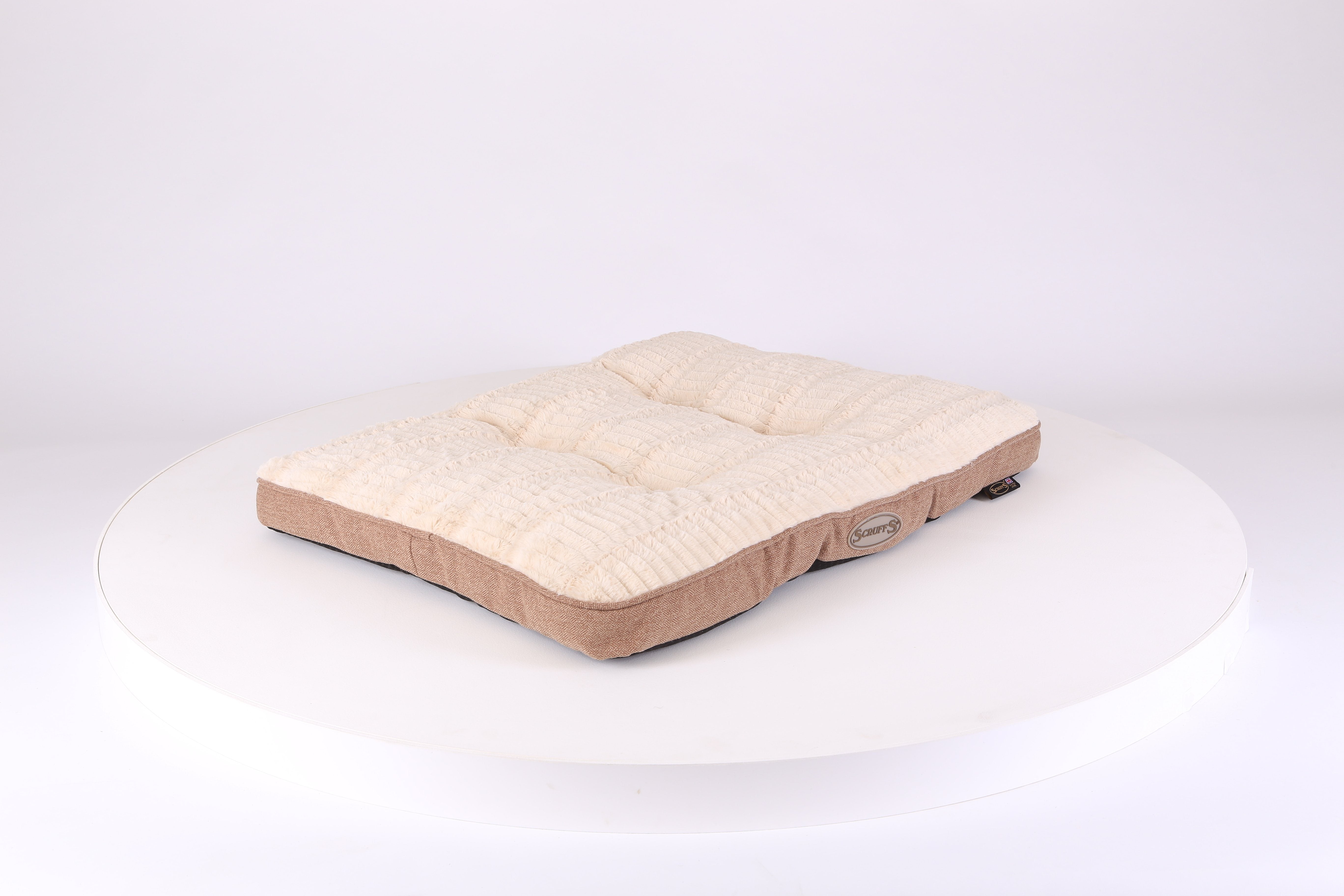Ellen Dog Mattress - Tan Dog Bed Scruffs® 