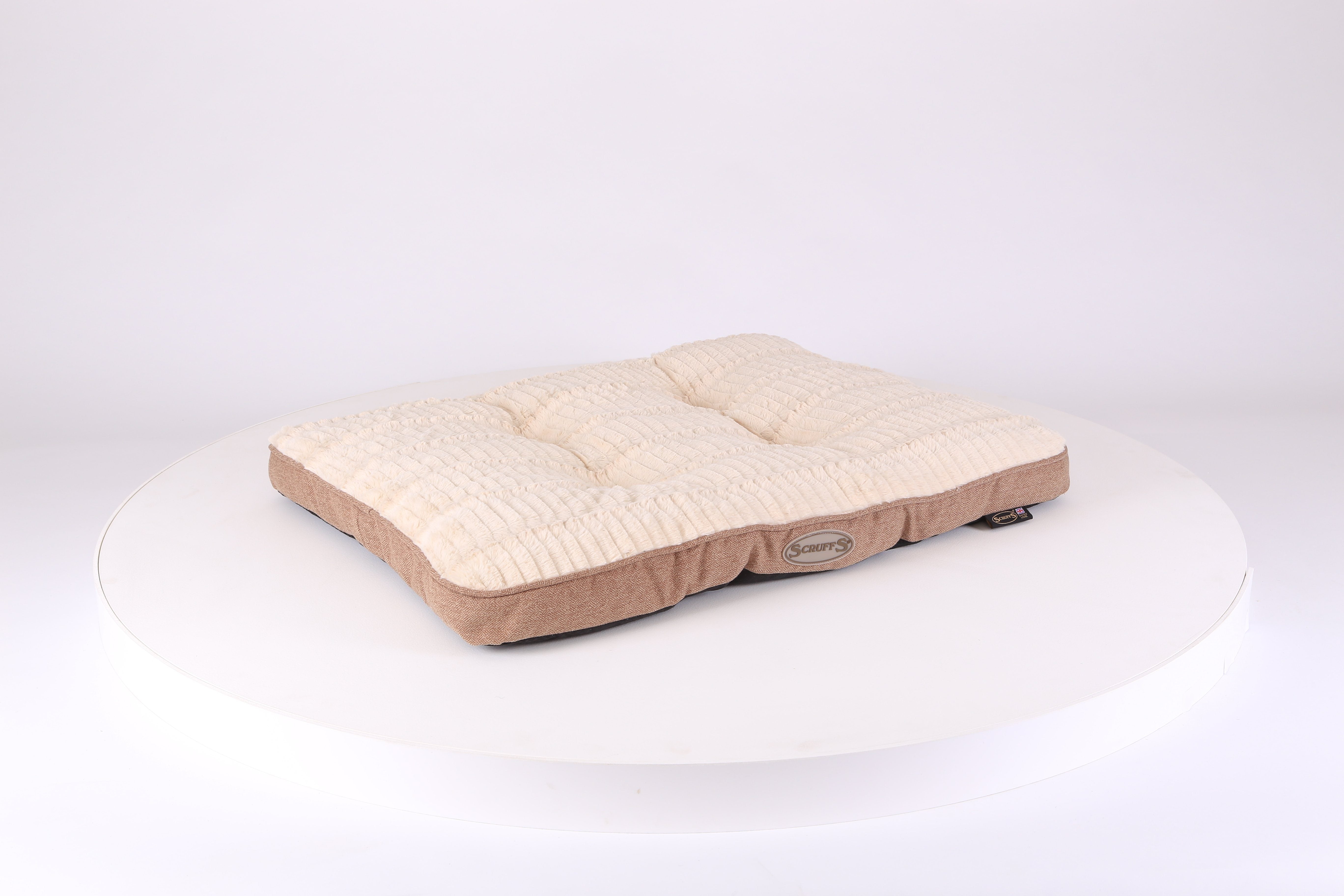 Ellen Dog Mattress - Tan Dog Bed Scruffs® 