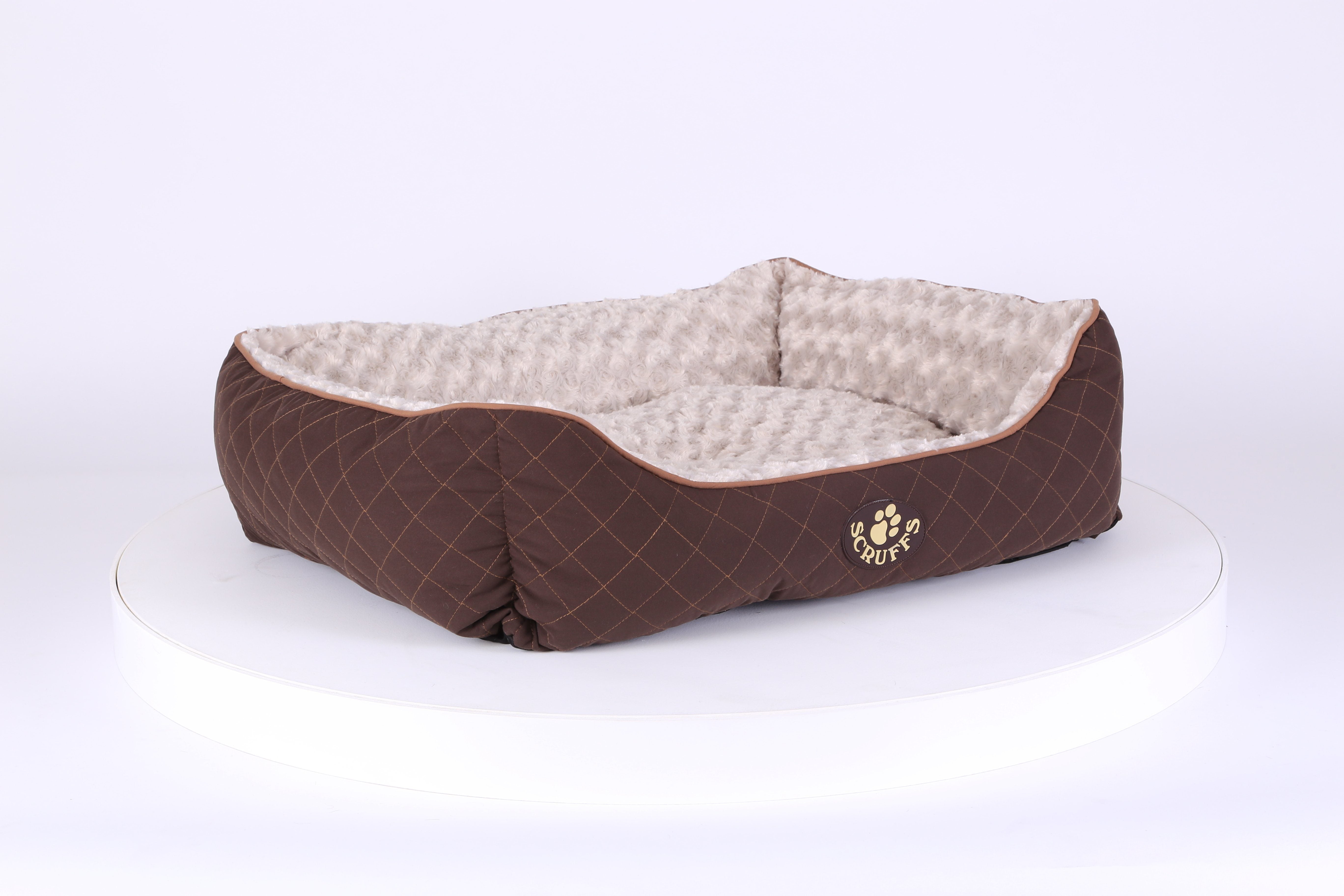 Wilton Box Dog Bed - Brown Dog Bed Scruffs® 