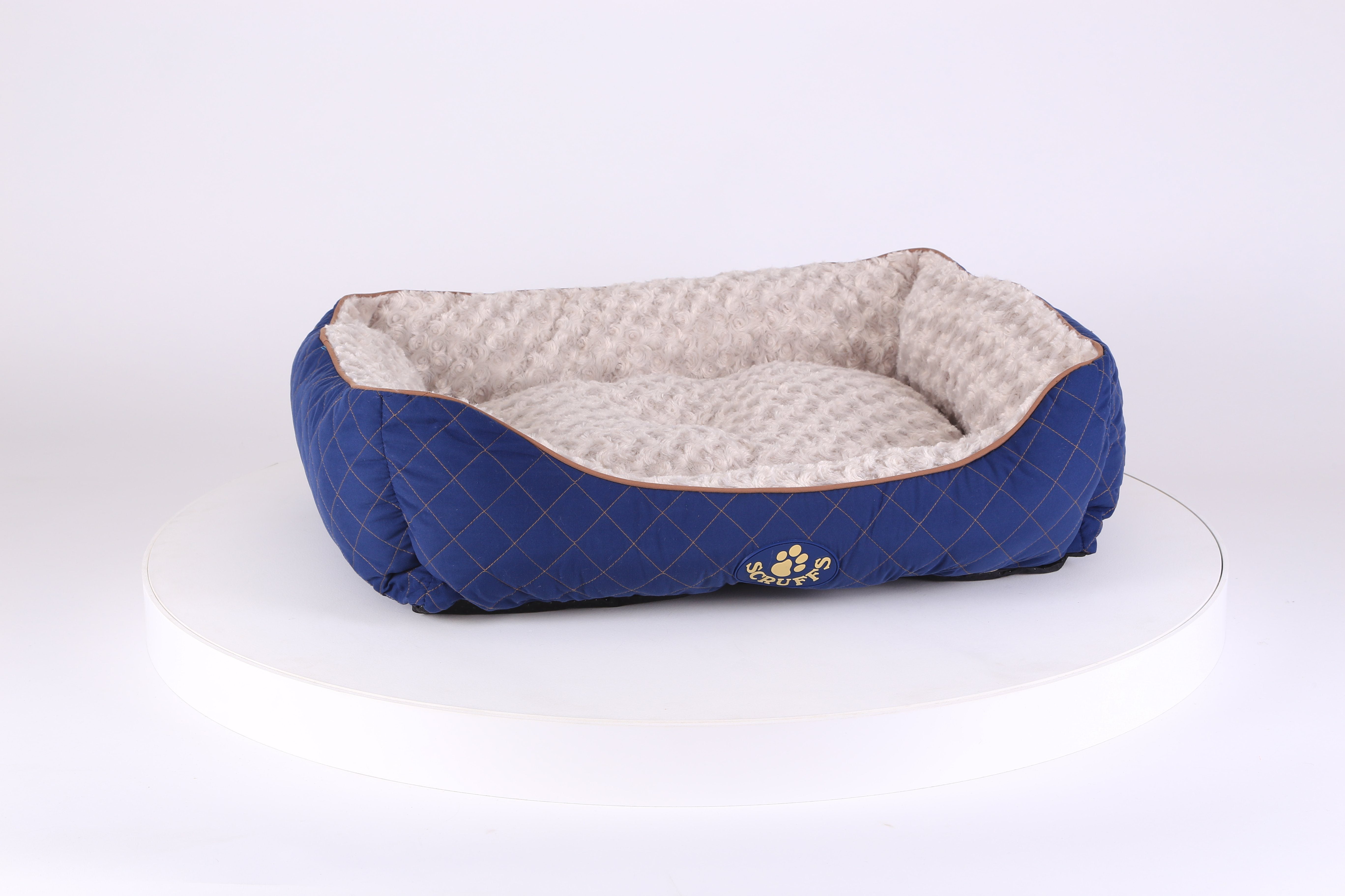Wilton Box Dog Bed - Blue Dog Bed Scruffs® 