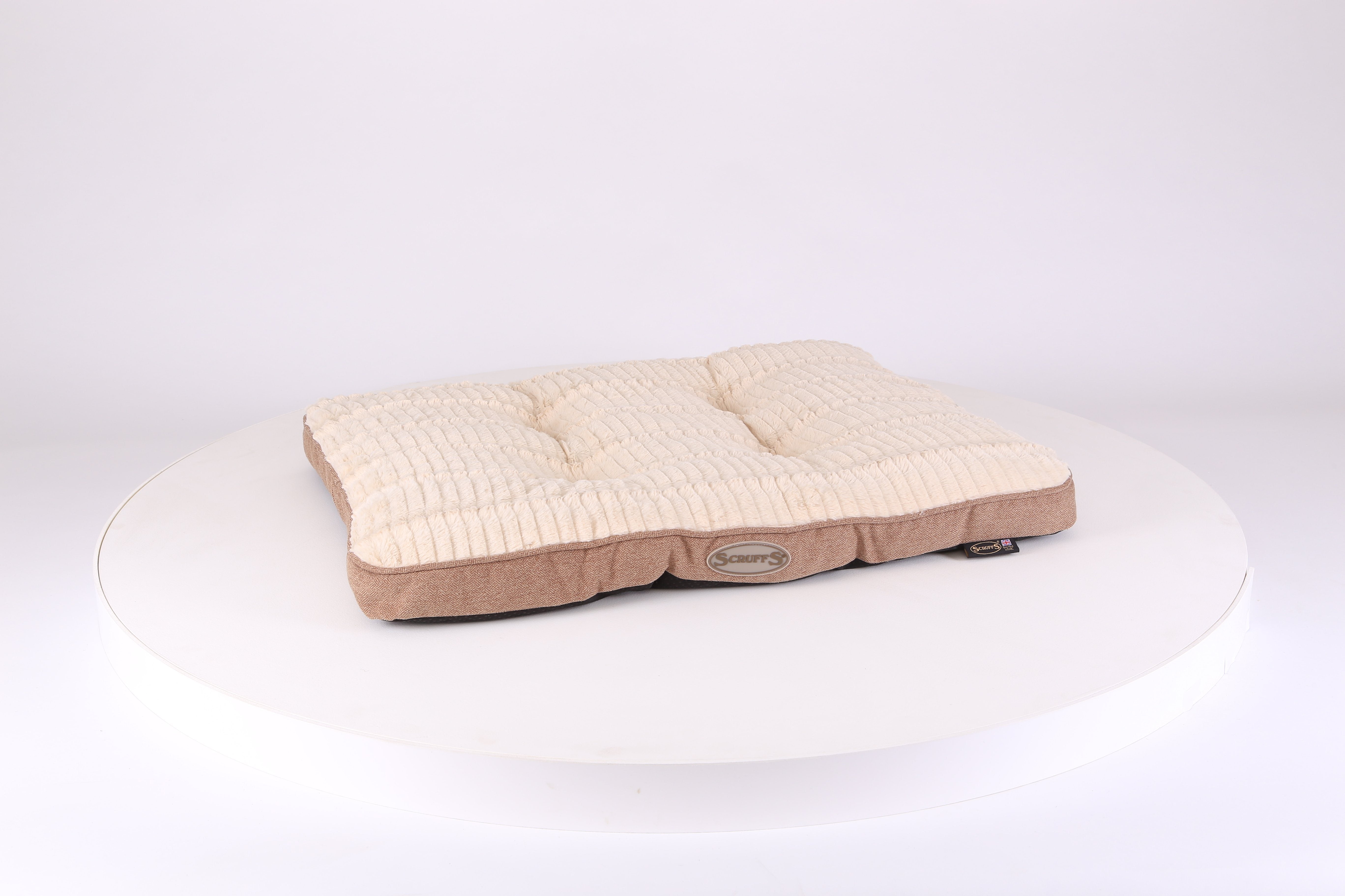 Ellen Dog Mattress - Tan Dog Bed Scruffs® 