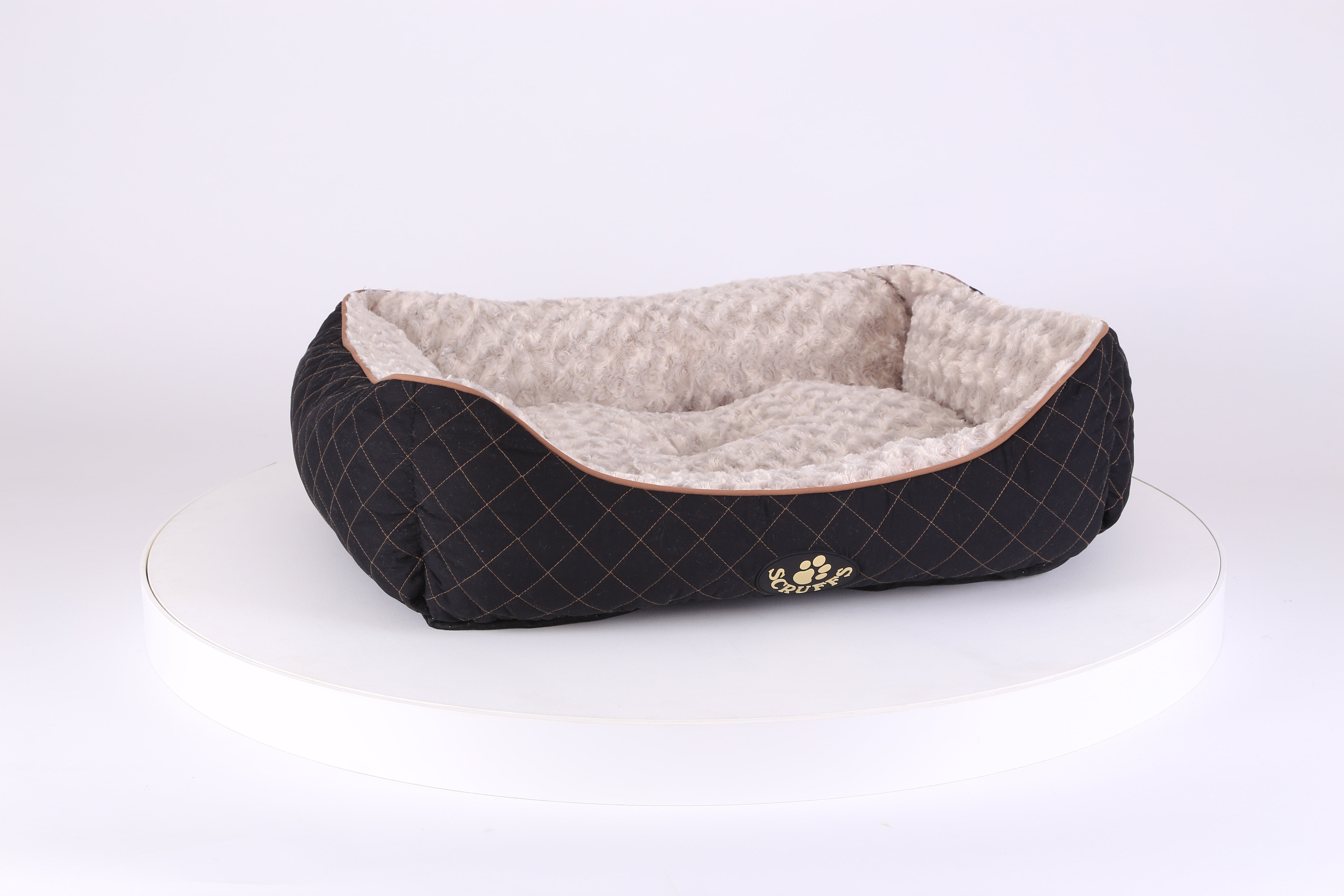 Wilton Box Dog Bed - Black Dog Bed Scruffs® 